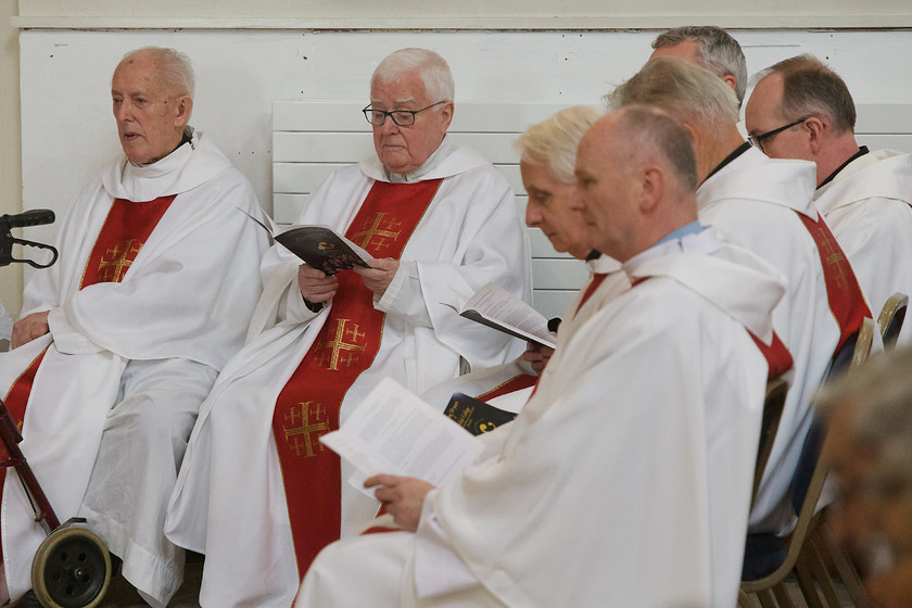 50th-anniversary-4 
 Former priests of St. Mary's Church, Creggan who took part in the Mass.